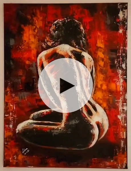 ArteDiAlina.com painting: Light my fire